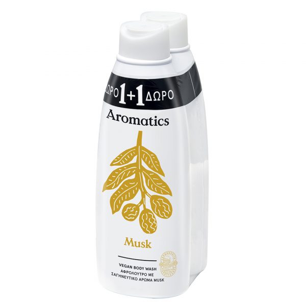 AROMATICS | Αφρόλουτρο Musk 650ml 1+1 Δώρο