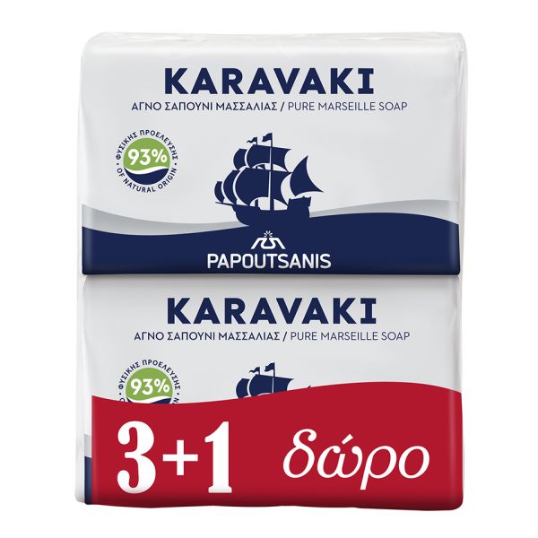 KARAVAKI | Σαπούνι 3+1 Δώρο (3+1)