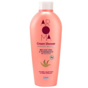 AROMA Cream shower Bio με Αλόη & Ρόδι 750ml