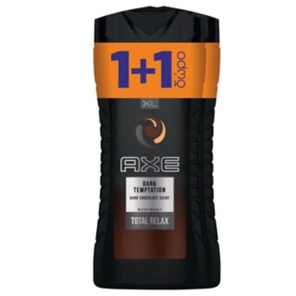 AXE | Αφρόλουτρο Dark Temptation 400ml 1+1 Δώρο