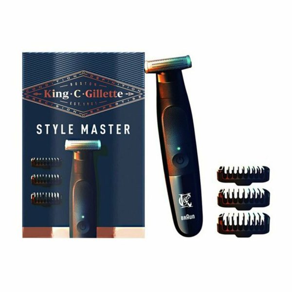 Gillette King C Style Master Επαναφορτιζόμενη Κουρευτική Μηχανή Μαύρη