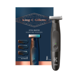 Gillette King C Style Master Επαναφορτιζόμενη Κουρευτική Μηχανή Μαύρη