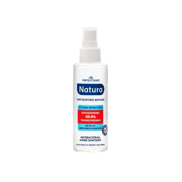 Papoutsanis Natura Αντισηπτικό Χεριών 80% Natural 100ml