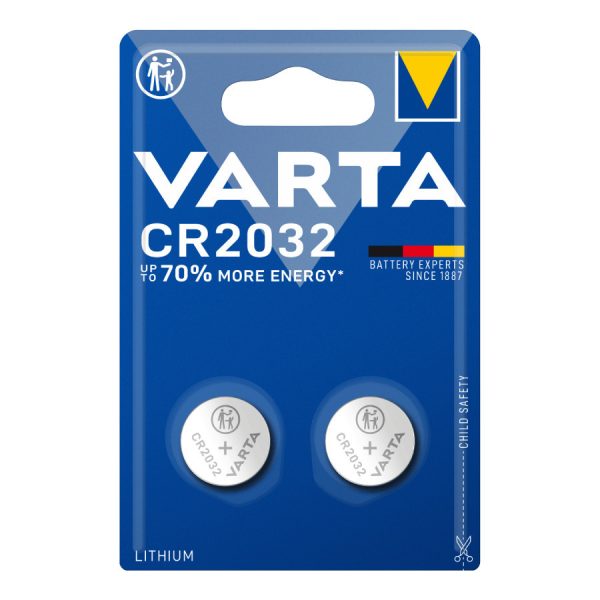 Varta Varta Μπαταρίες CR2032 Συσκ. 2 τεμ