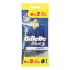 Gillette Blue Smooth Ξυραφάκια Σώματος μιας Χρήσης με 3 Λεπίδες & Λιπαντική Ταινία 6τμχ