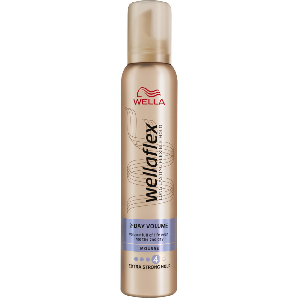 20240131115924_wella_wellaflex_2_day_volume_afros_mallion_4_extra_strong_hold_200ml Ο Wellaflex 2nd Day Volume Αφρός δίνει εμφανώς περισσότερο όγκο στα μαλλιά, ακόμα και τη δεύτερη μέρα. Φόρμουλα για έξτρα δυνατό κράτημα με τεχνολογία FlexActive για να προσφέρει φυσικό και ευέλικτο αποτέλεσμα στο χτένισμα σας. Ερωτεύεσαι την απαλή υφή που αφήνει στα μαλλιά χωρίς να τα κάνει να κολλάνε και διατηρεί το χτένισμα σας ακόμα και τη δεύτερη μέρα, χωρίς να χάνουν τα μαλλιά σας την ελαστικότητα τους. Πλεονεκτήματα προϊόντος: Εύκολο στην εφαρμογή & στο φρεσκάρισμα του hair look απλά χτενίζοντας τα μαλλιά σας. Με UV προστασία για υγιή και όμορφα μαλλιά -Διατίθεται επίσης και σε σπρέι.