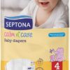 Septona Πάνες με Αυτοκόλλητο Calm & Care No. 4 για 8-13kg 52τμχ