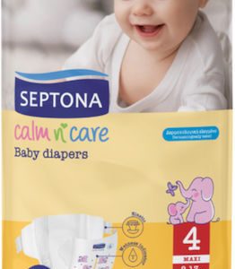 Septona Πάνες με Αυτοκόλλητο Calm & Care No. 4 για 8-13kg 52τμχ