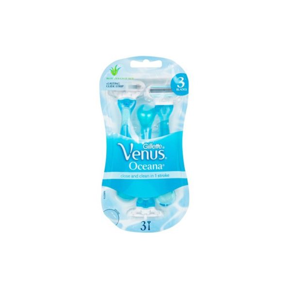 Gillette Venus Oceana Ξυραφάκια μιας Χρήσης με 3 Λεπίδες και Λιπαντική Ταινία 3τμχ