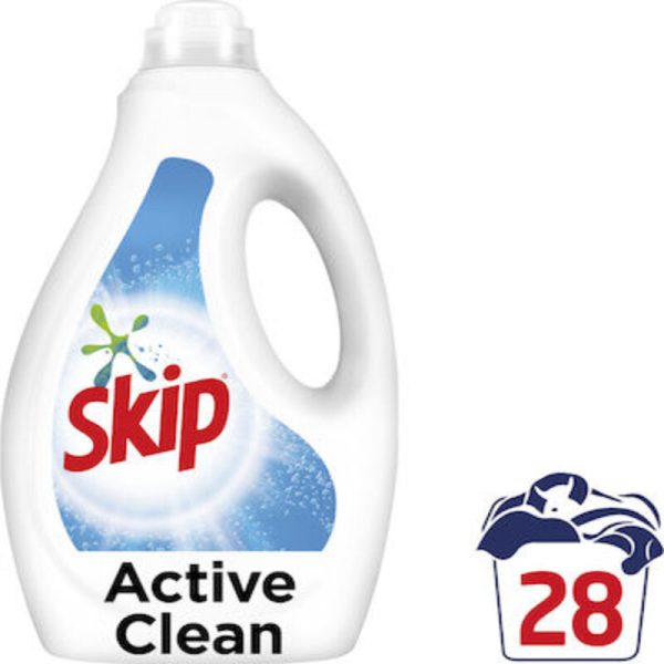 SKIP | Yγρό Πλυντηρίου Ρούχων Active Clean 28 Μεζούρες