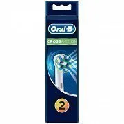 Oral-B Cross Action Κεφαλές Οδοντόβουρτσας x2