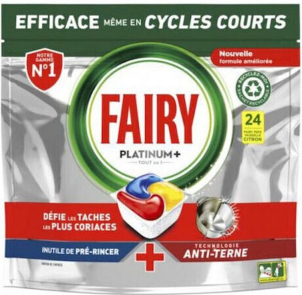 Fairy Platinum+ 24 Κάψουλες Πλυντηρίου Πιάτων 49832