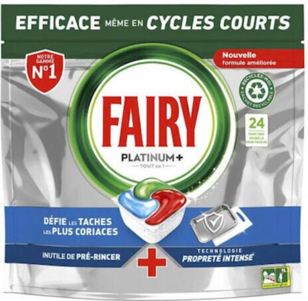 Fairy Platinum+ Original 24 Κάψουλες Πλυντηρίου Πιάτων 49831