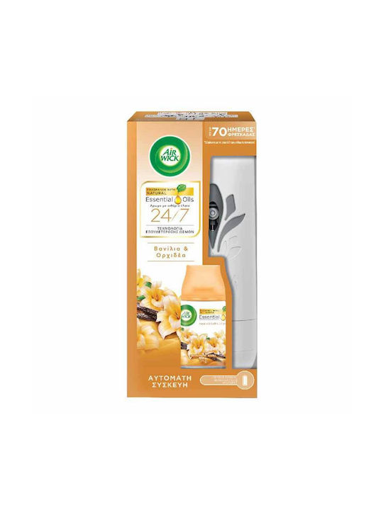 fixedratio_20230322182706_airwick_antallaktiko_freshmatic_vanilia_kai_orchidea_250ml Airwick Συσκευή Ψεκασμού Freshmatic με Άρωμα Βανίλια και Ορχιδέα 250ml