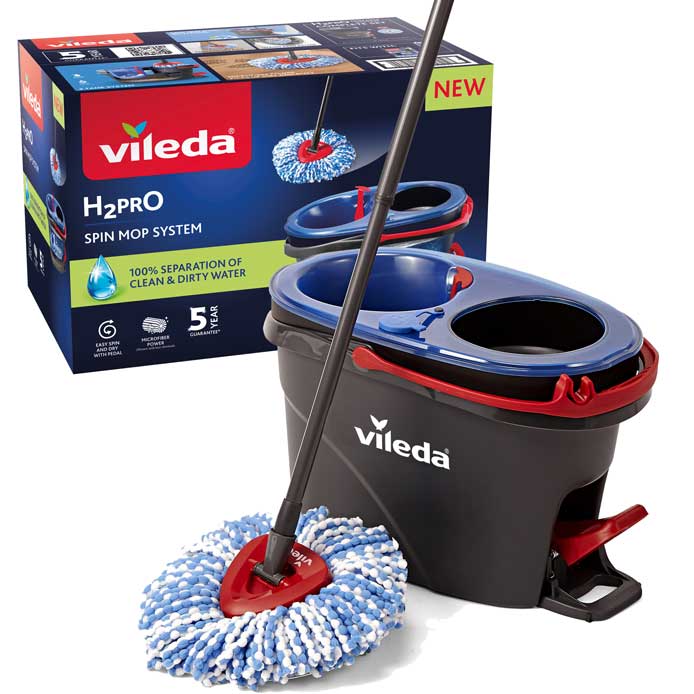 αρχείο λήψης Vileda H2Pro Περιστρεφόμενη Σφουγγαρίστρα